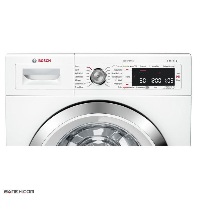 ماشین لباسشویی بوش 8کیلویی WAW32560ME