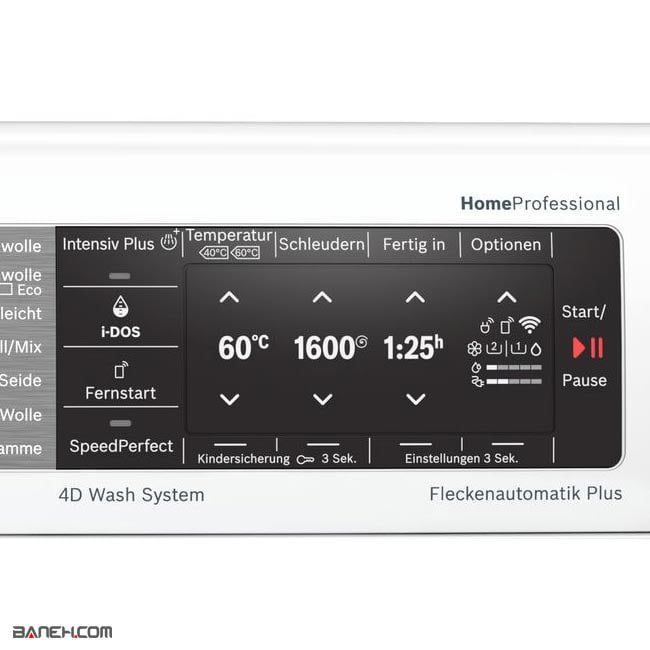 ماشین لباسشویی بوش 10 کیلویی Bosch WAX32E90