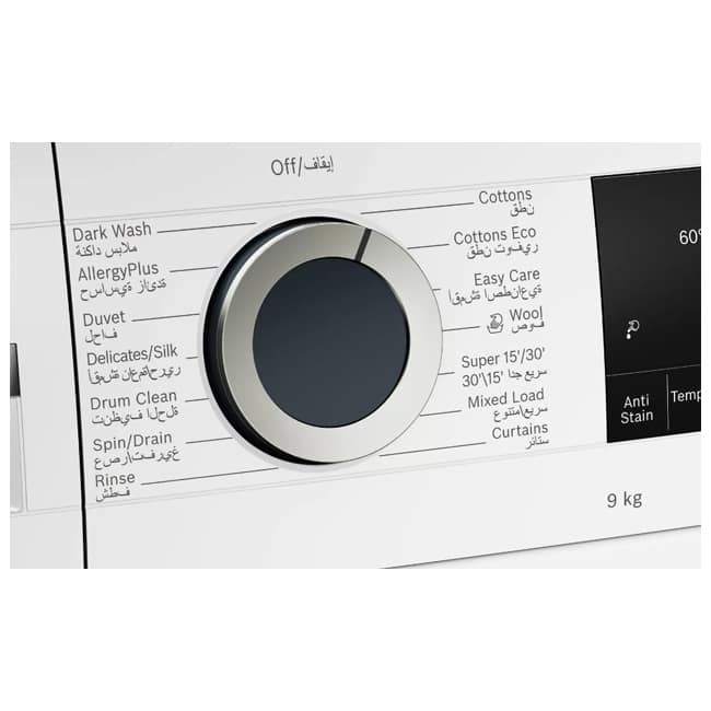 ماشین لباسشویی بوش 9 کیلو WGA142X0GC سری 6