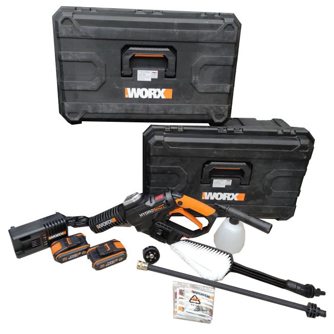 سمپاش و کارواش شارژی ورکس براشلس جعبه پلاستیک WG630E.9