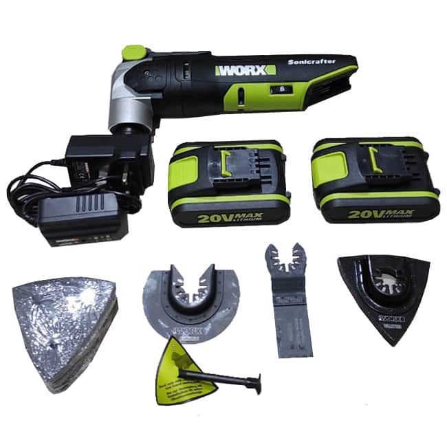 فرز شارژی همه کاره ورکس 20 ولت Worx WU677.9 Professional Sonicrafter