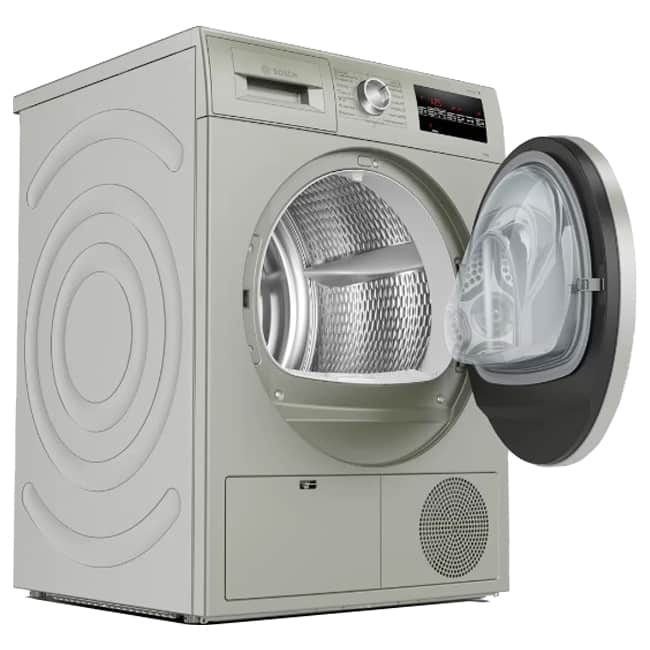 خشک کن خازنی 8 کیلویی بوش سری 6 WTG8641XME نقره ای