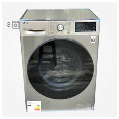 ماشین لباسشویی ال جی 8 کیلویی WV4149AVP درب فضایی 2022