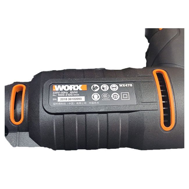 اره عمود بر ورکس 650 وات گیربکسی 3100 دور در دقیقه Worx WX478