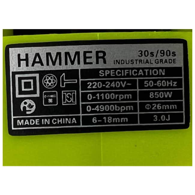 هلتی و دریل تخریب ایکسکورت 850 وات گیربکس XZC08-26