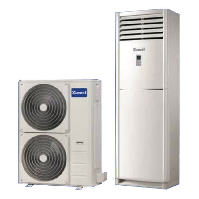کولر گازی ایستاده 36000 زانتی R410 دو فن ZMFB-36HO3RANA