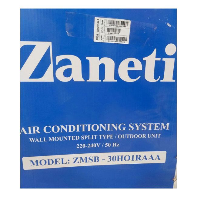 کولر گازی 30000 زانتی ZSMB_30HO1RAAA سرد و گرم