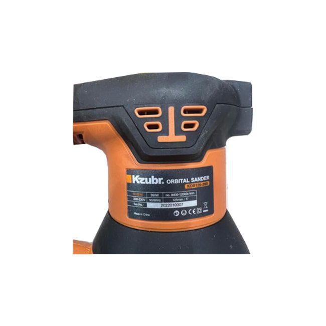 سنباده لرزان و گردان 350 وات زوبر مدل Kzubr KOS125-35 K10210