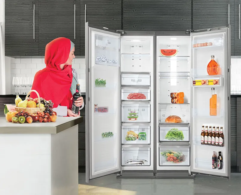 یخچال فریزر ساید بای ساید 25 فوتی دوو DAEWOO SIDE BY SIDE FRS2611