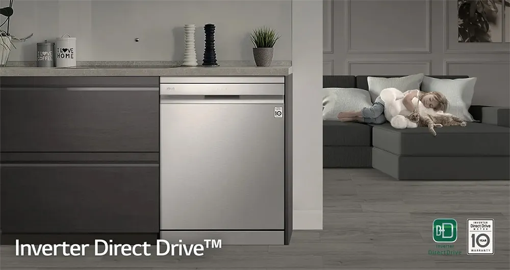 ماشین ظرفشویی ال جی هوشمند 14 نفره DFB325HS LG Dishwasher