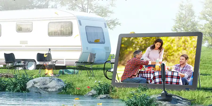 مانیتور پرتابل لمسی 15.6 اینچ قابل حمل با کاور