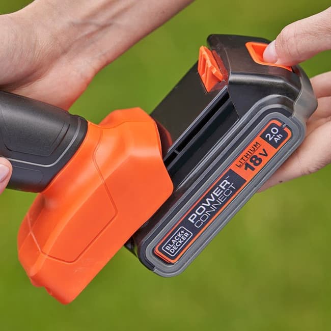 شمشاد زن و چمن زن بلک اند دکر شارژی 18 ولت Powerconnect Bcss18D1-Gb