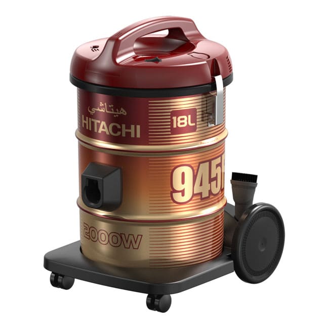 جاروبرقی سطلی هیتاچی 2000 وات 18 لیتری Hitachi cv-945f