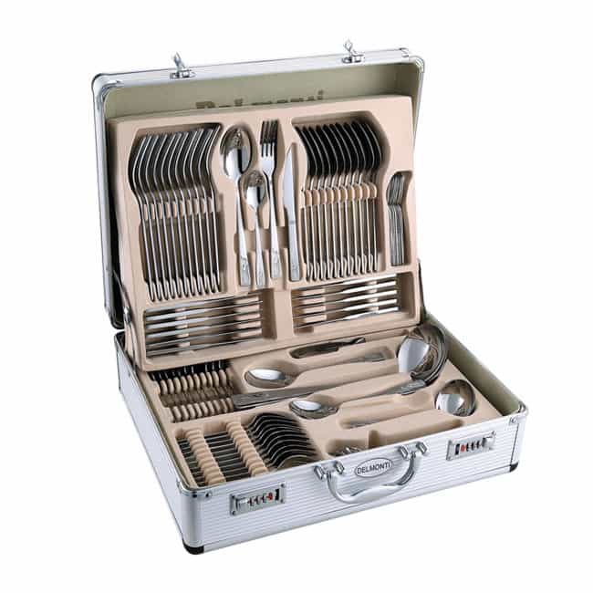 سرویس قاشق و چنگال 138 پارچه دلمونتی Delmonti spoon and fork DL1340