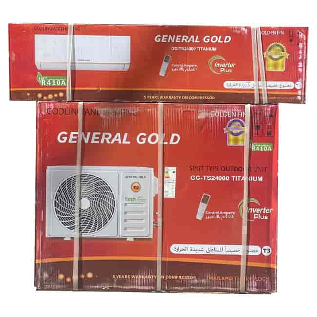 کولر گازی 24000 جنرال گلد اینورتر GG-TS24000 تیتانیوم R410a