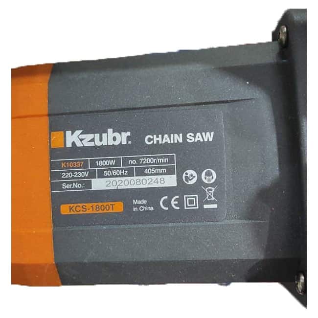 اره برقی زوبر 1800 وات Kzubr Chainsaw KCS-1800t