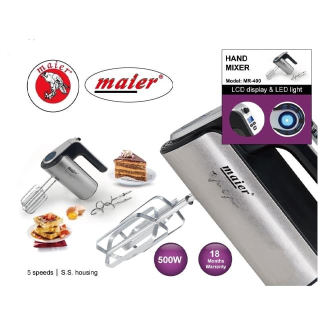 همزن برقی 500 وات مایر مدل Maier MR-400