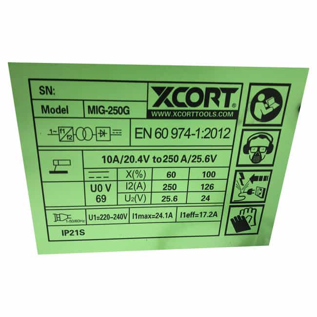 دستگاه جوشکاری MIG-250G اکسکورت 250 آمپر