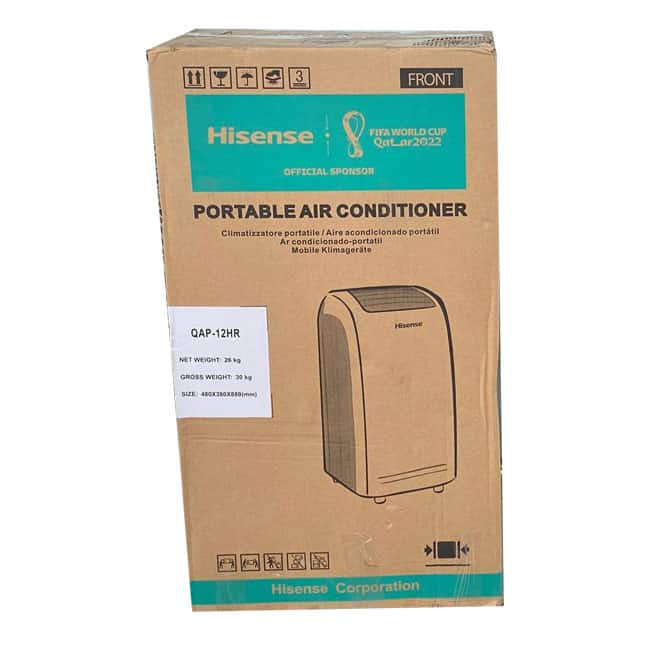 کولر گازی پرتابل هایسنس 12000 کم صدا QAP-12HR 2022