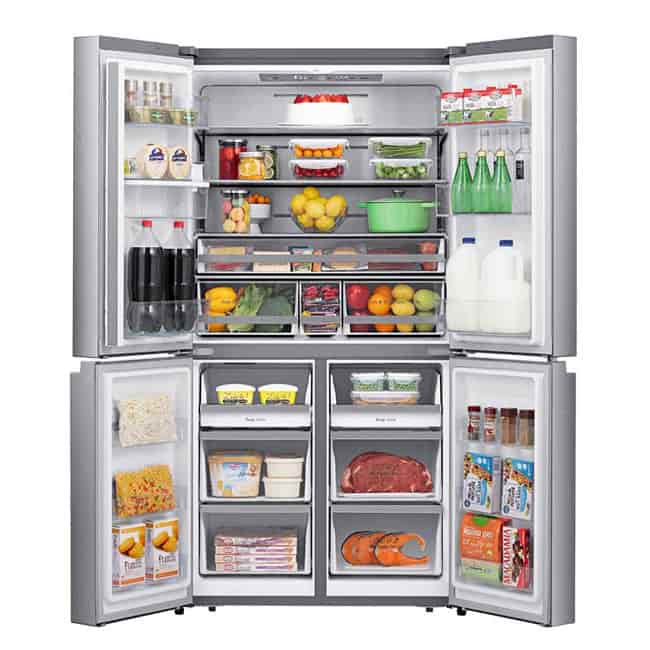 یخچال ساید بای ساید RQ759N4ISU هایسنس 32 فوت 2022