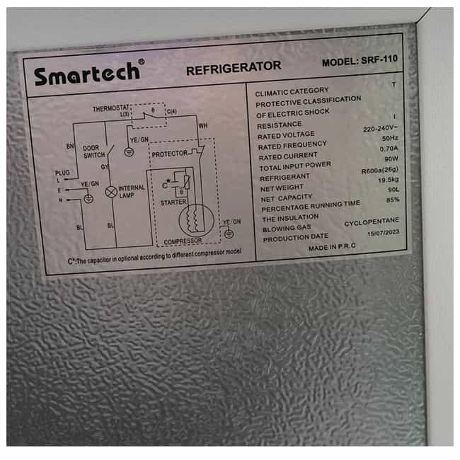 یخچال کوچک هتلی اسمارتچ SRF-110 110