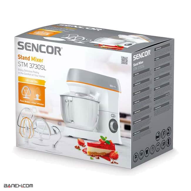 همزن حرفه ای کاسه دار سنکور 800 وات SENCOR STM3730SL