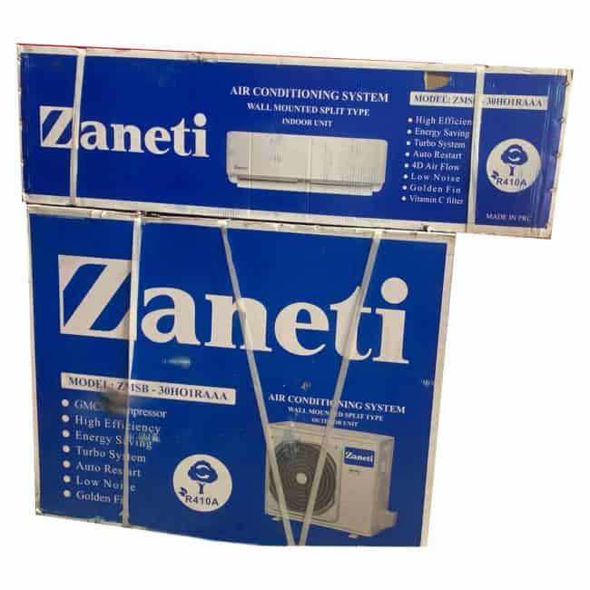 کولر گازی زانتی 24000 دیواری سرد و گرم ZMSA-24HO1RAFB Zanet T1